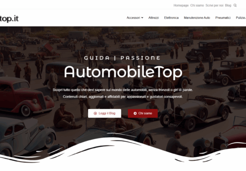 Vendo Blog pronto al lancio settore Auto