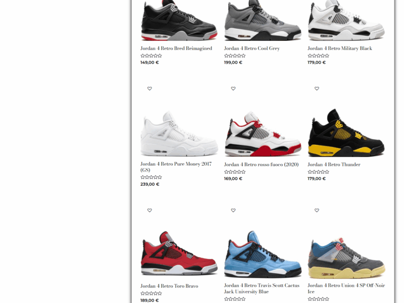 E-COMMERCE COMPLETO DA PERSONALIZZARE