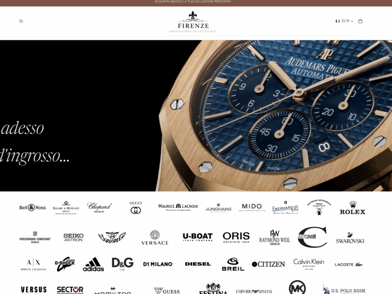 VENDITA SITO WEB - GIOIELLERIA - E ACCESSORI DI LUSSO
