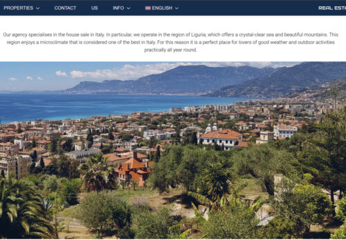 Sito web per agenzia immobiliare dal disegno moderno e attraente creato con il migliore tema WordPress del settore e tradotto in 5 lingue