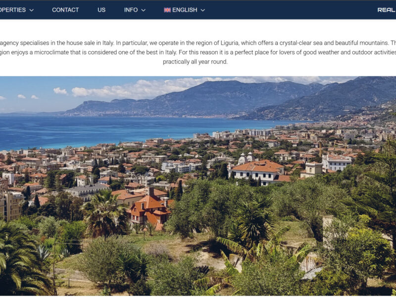 Sito web per agenzia immobiliare dal disegno moderno e attraente creato con il migliore tema WordPress del settore e tradotto in 5 lingue