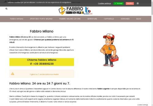 Fabbro H24 Milano