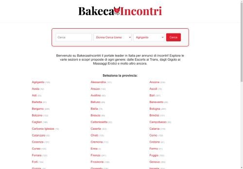 Vendo sito web social incontri per adulti