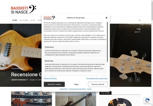 Vendo spazi pubblicitari su www.bassistisinasce.it