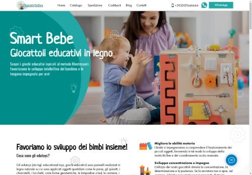 VENDO SITO WEB GIOCATOLI EDUCATIVI