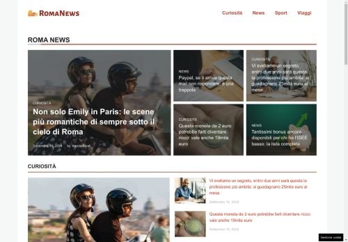 Vendita sito web di notizie regionali
