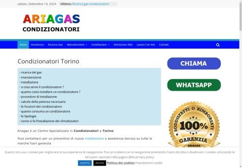 VENDO SITO e clienti di ASSISTENZA INSTALLAZIONE MANUTENZIONE CONDIZIONATORI A TORINO
