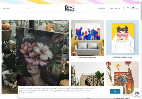 Vendita Ecommerce di Quadri, Poster e Oggettistica