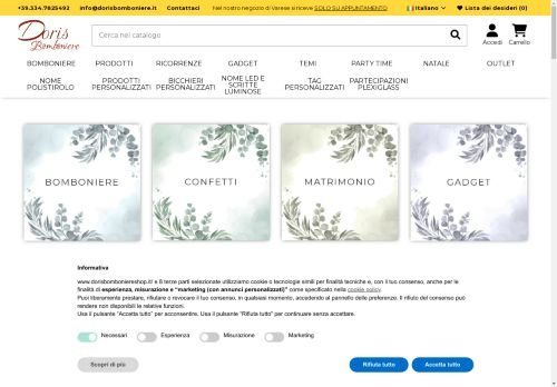 Vendesi Ecommerce Avviato + Blog ad Alto Traffico – Bomboniere, Regali e Arredo – Fatturato Importante!