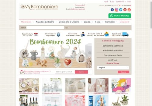 E- COMMERCE CON TRAFFICO E FATTURATO - SETTORE EVENTI