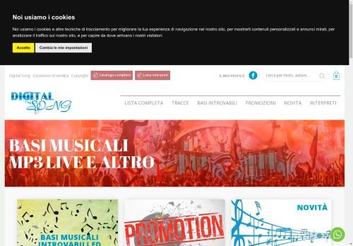 Vendita sito basi musicali