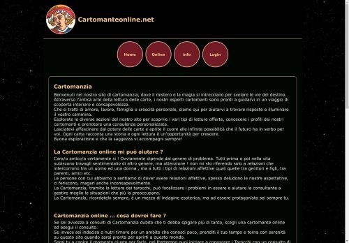 Vendo / Affitto sito di Cartomanzia