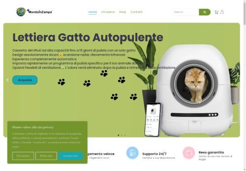 Vendo Sito E-commerce PET shop