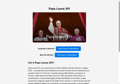 Vedo dominio papaleone.it