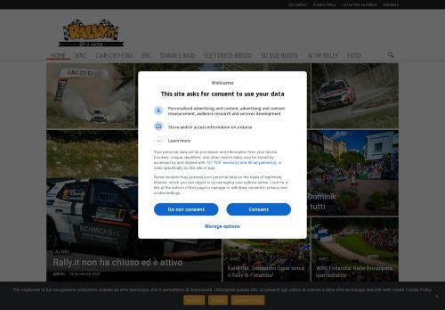 Vendesi dominio Rally.it per appassionati di auto da rally