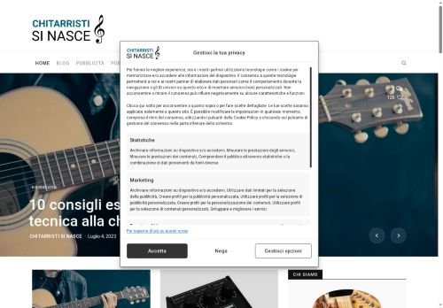 Guest post su sito dedicato ai chitarristi