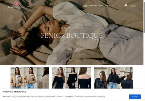 Vendita e-commerce abbigliamento Fenice Boutique